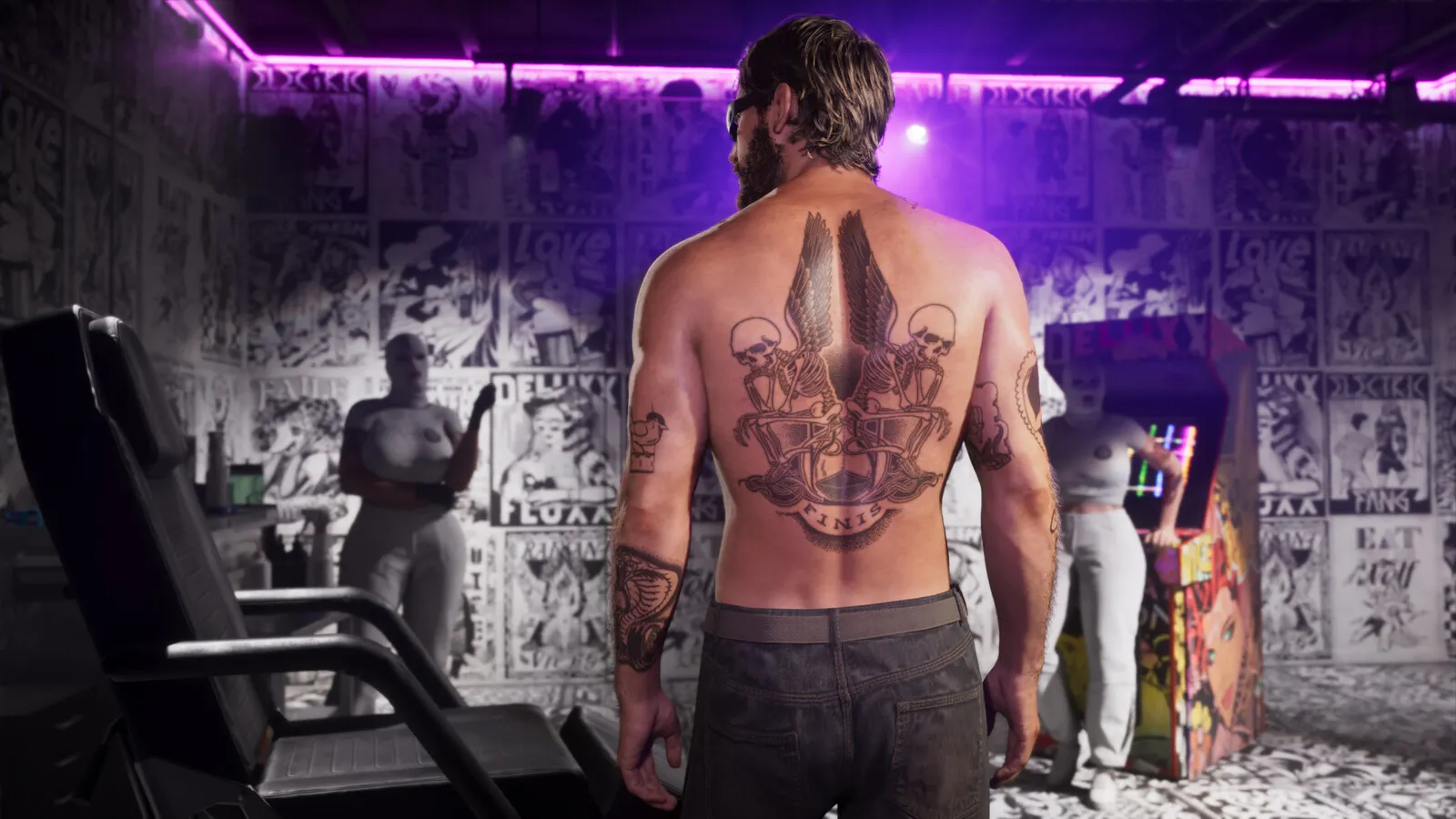 A fourth official Rockstar render of Electric Fang Tattoo