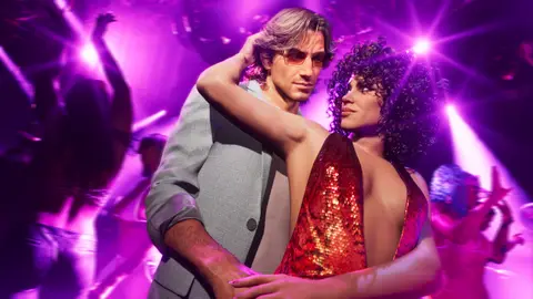 Lucia in the red sequin dress from the Vintage Vice City Pack, official Rockstar render