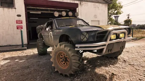 The '67 Vapid Dominator Buggy in a fourth official Rockstar render